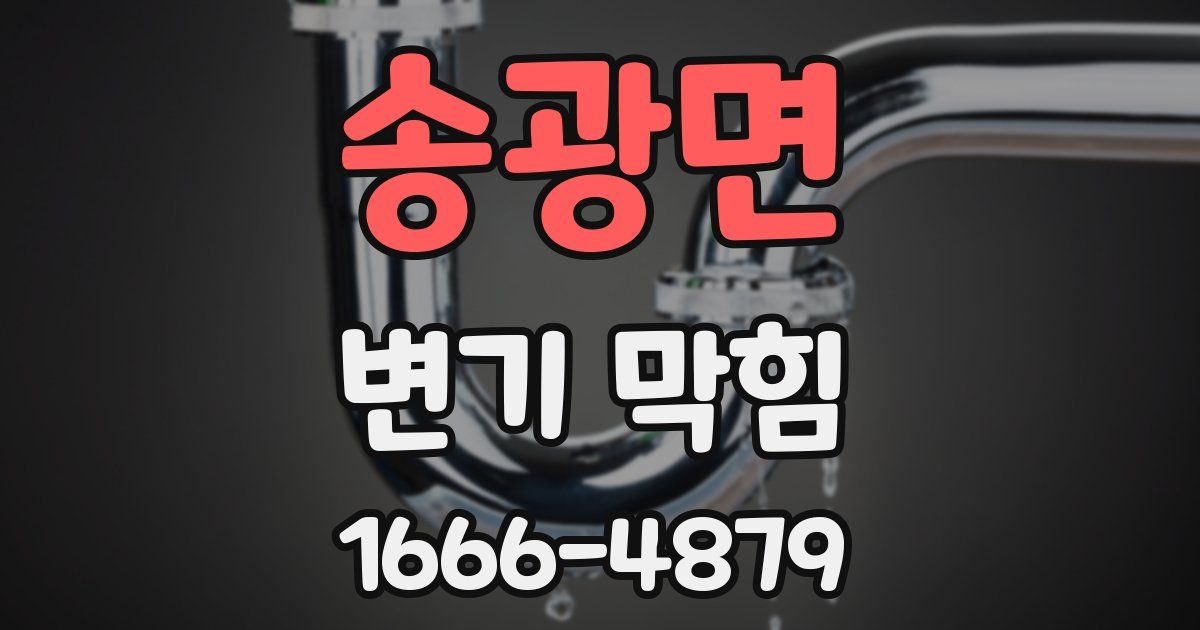 송광면 변기 막힘