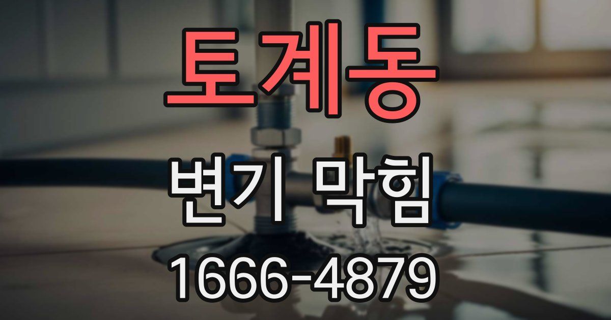 토계동 변기 막힘