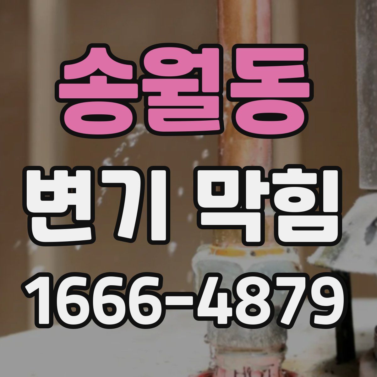 송월동 변기 막힘