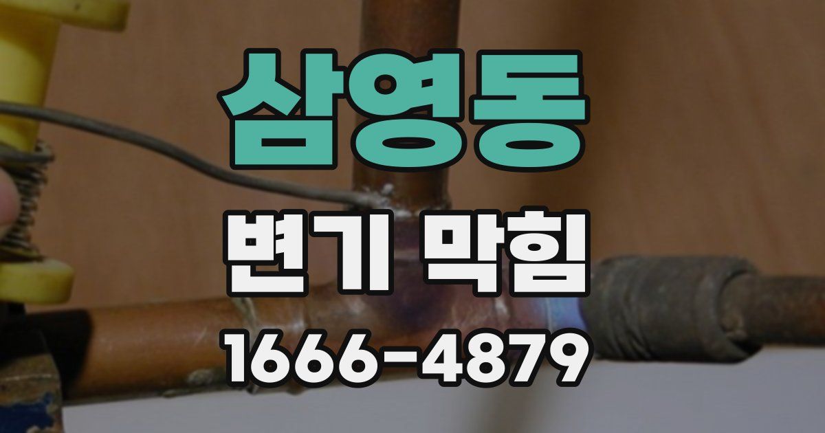 삼영동 변기 막힘