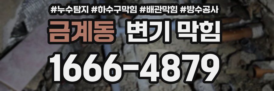 금계동 변기 막힘