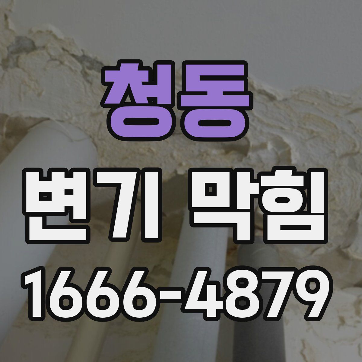 청동 변기 막힘