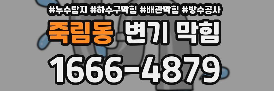 죽림동 변기 막힘