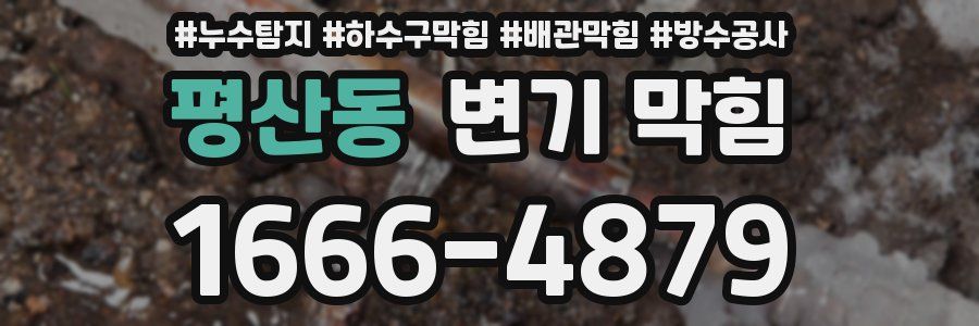 평산동 변기 막힘