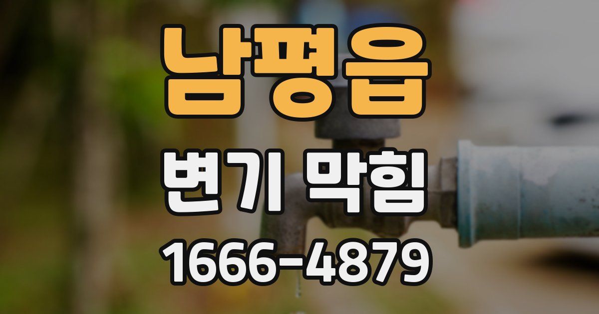 남평읍 변기 막힘