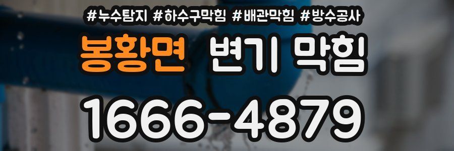 봉황면 변기 막힘