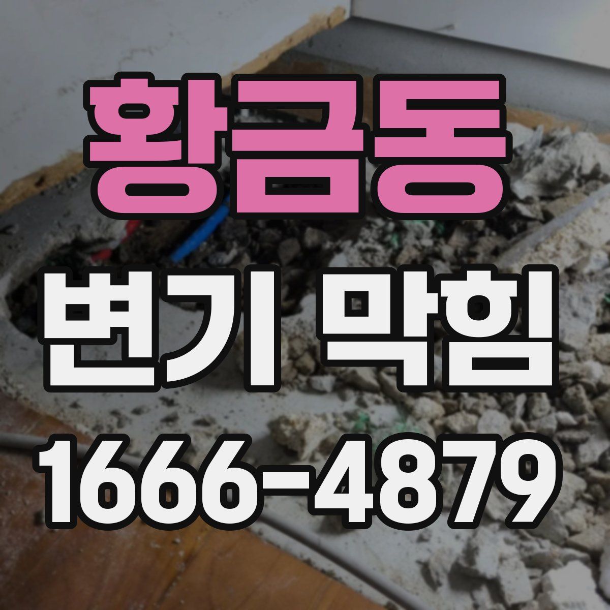 황금동 변기 막힘