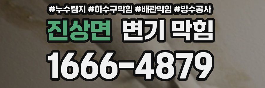 진상면 변기 막힘