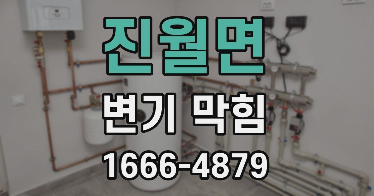 진월면 변기 막힘