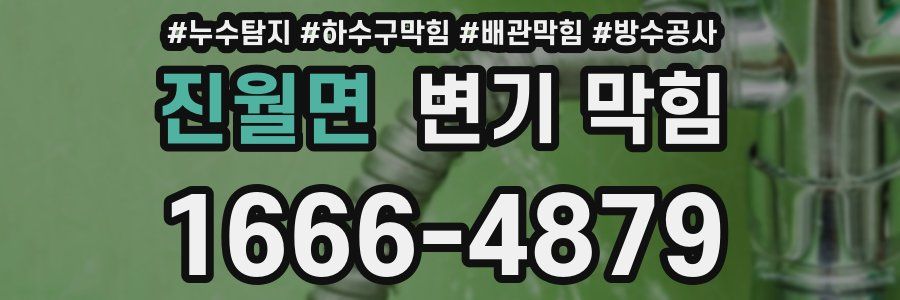 진월면 변기 막힘