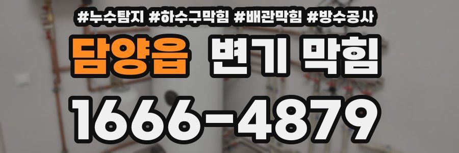 담양읍 변기 막힘