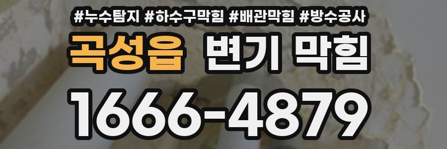 곡성읍 변기 막힘