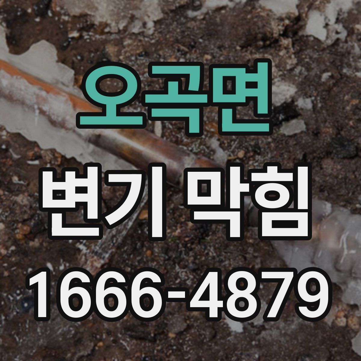 오곡면 변기 막힘