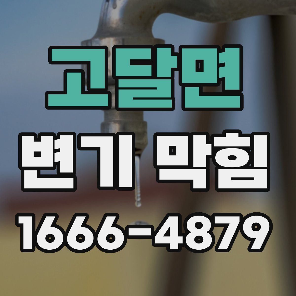 고달면 변기 막힘