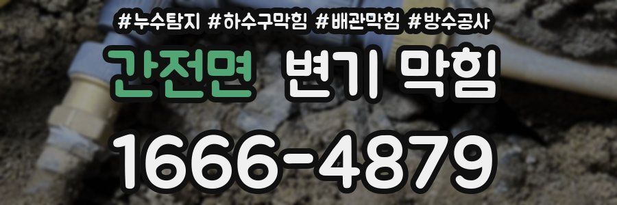 간전면 변기 막힘