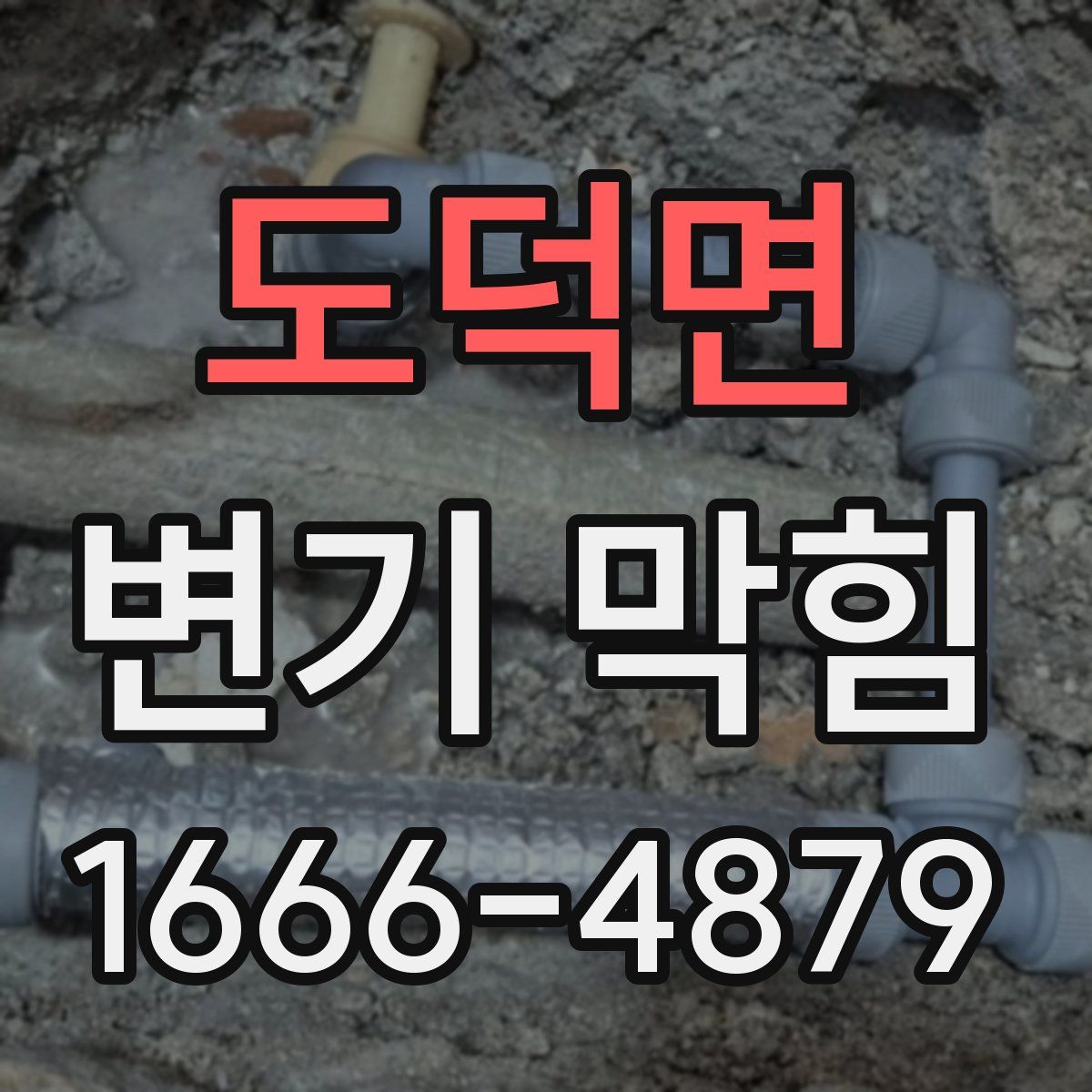 도덕면 변기 막힘