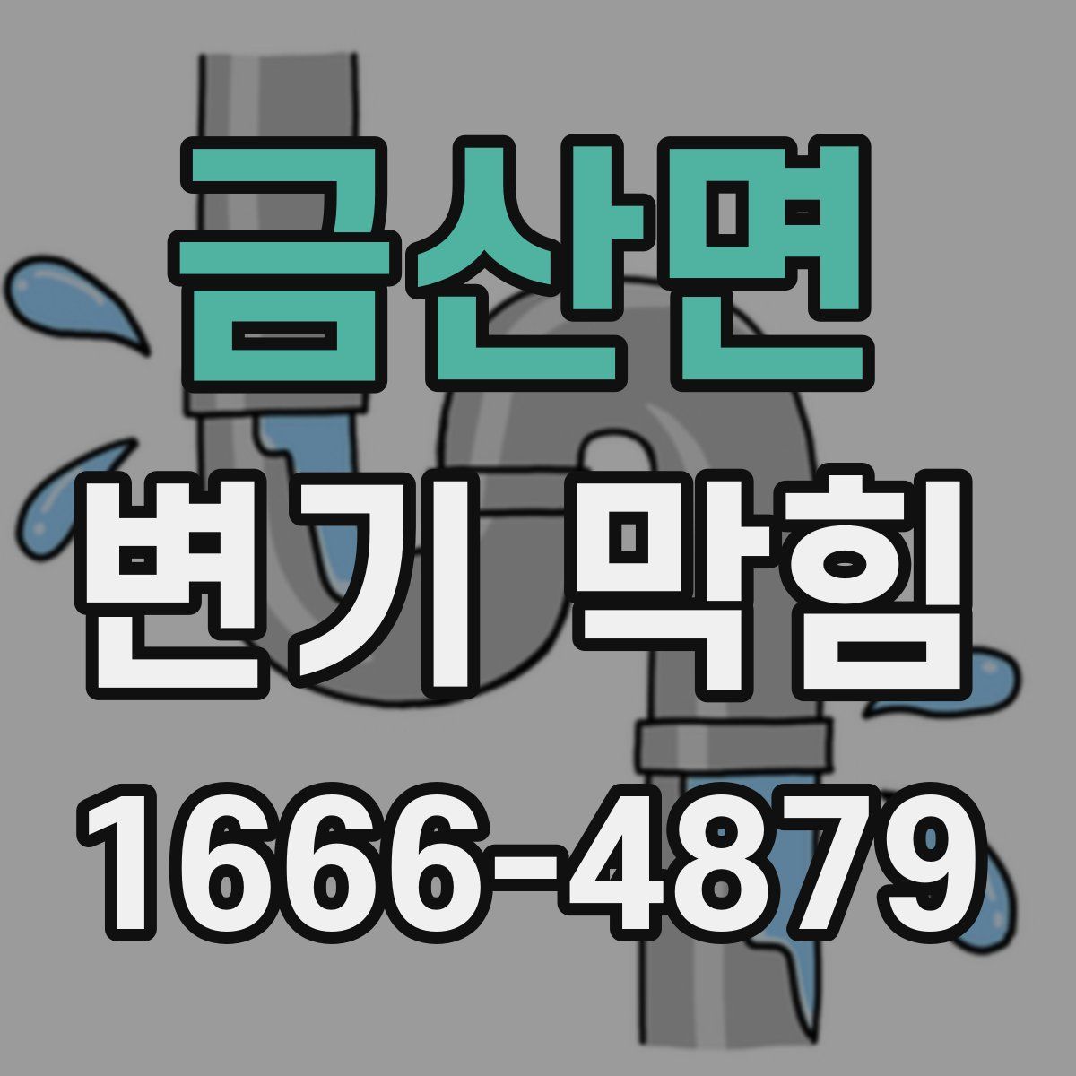금산면 변기 막힘