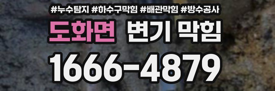 도화면 변기 막힘