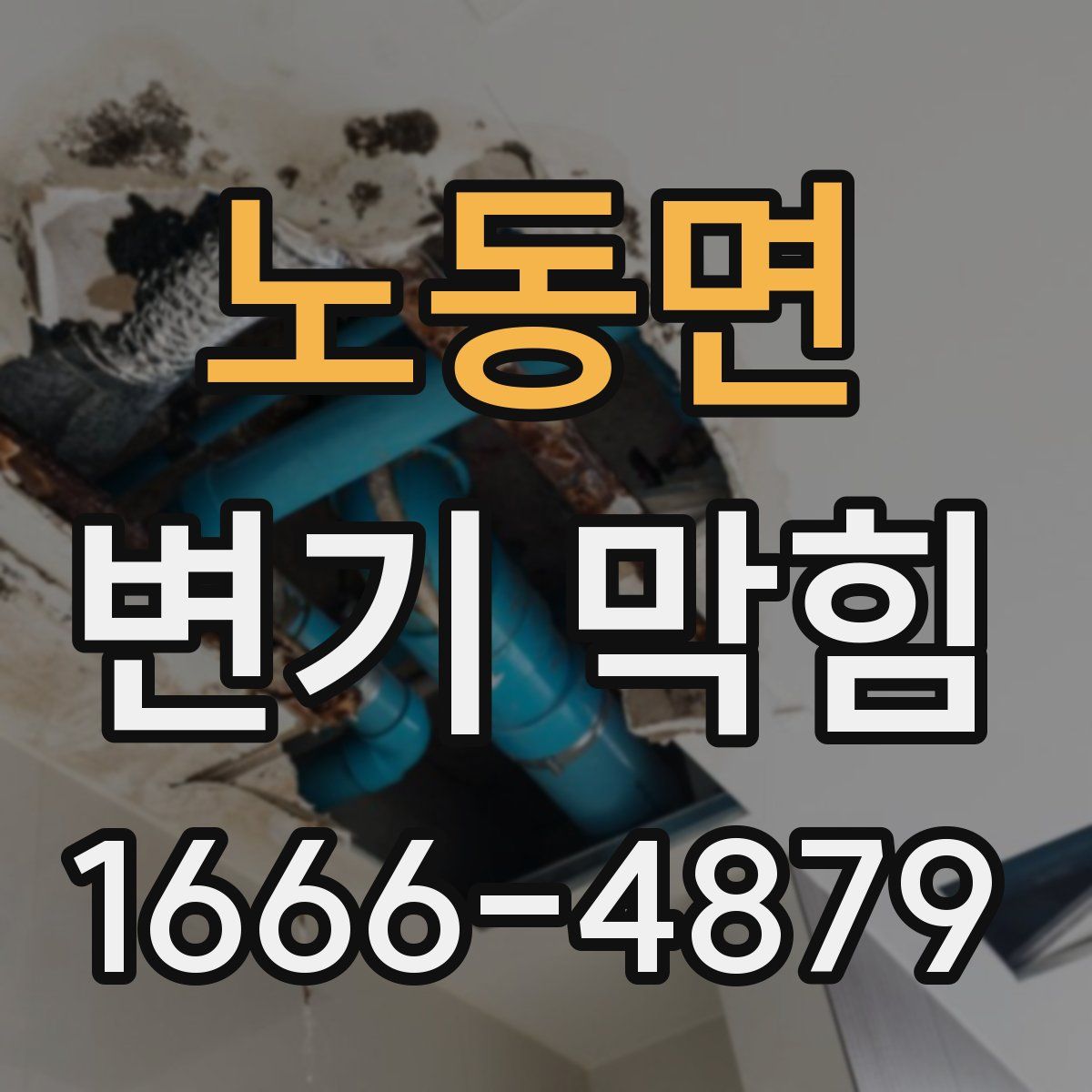 노동면 변기 막힘
