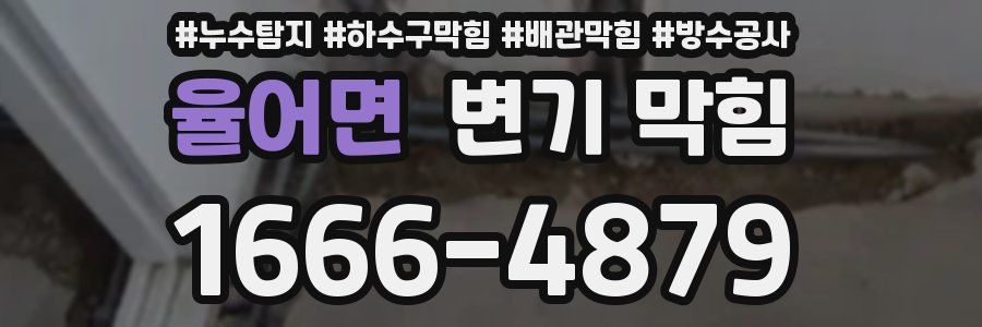 율어면 변기 막힘