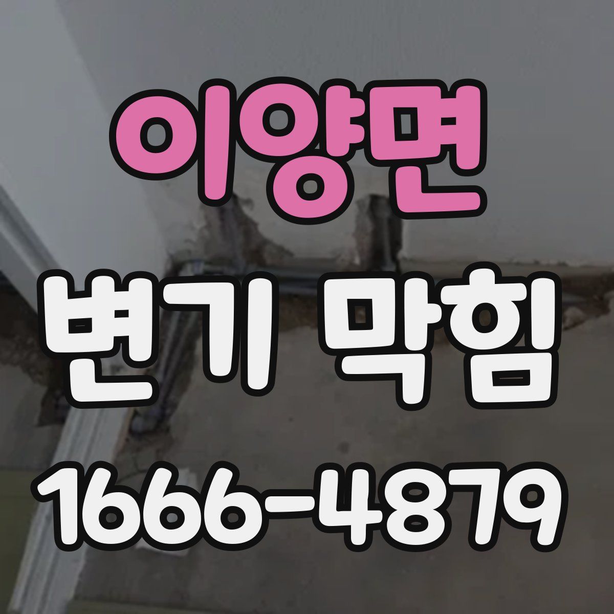 이양면 변기 막힘