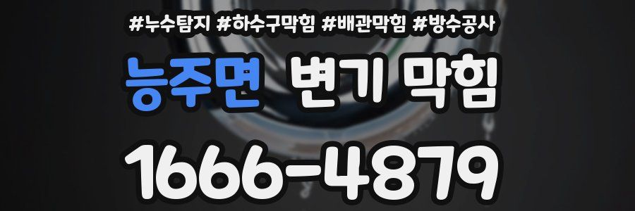능주면 변기 막힘
