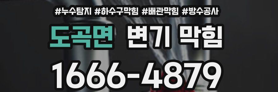 도곡면 변기 막힘