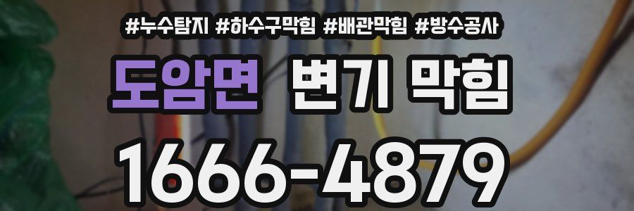 도암면 변기 막힘