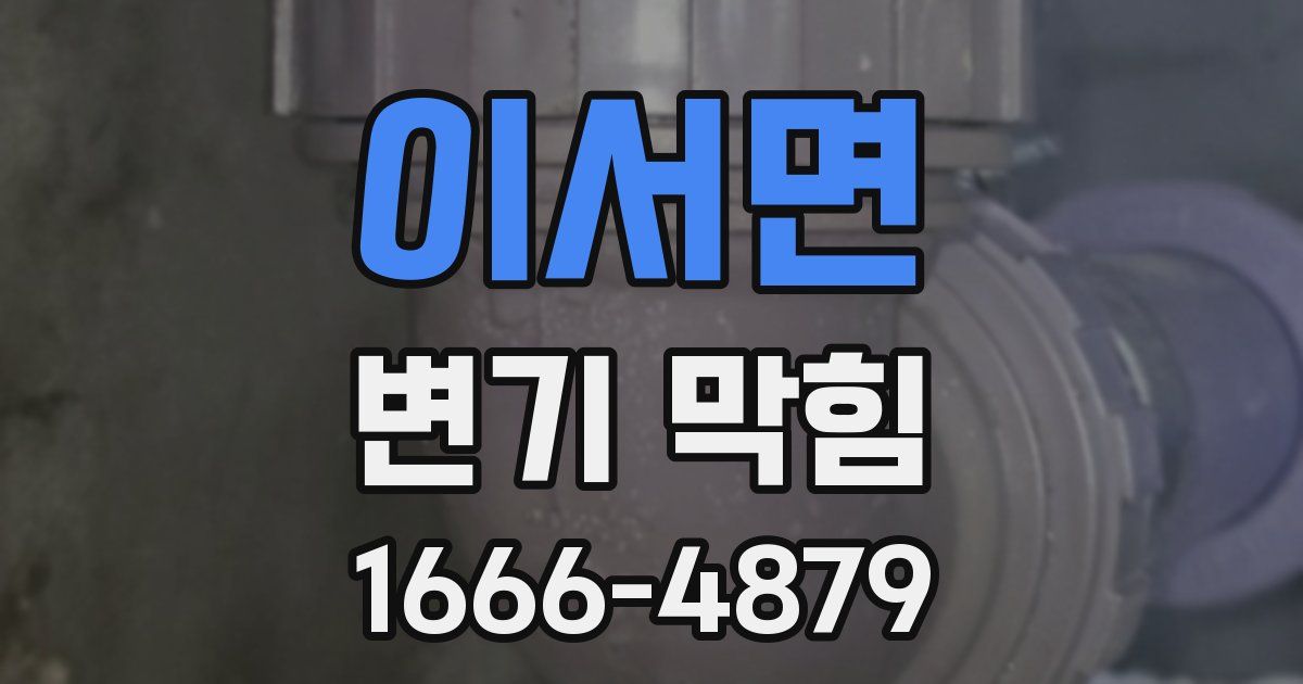 이서면 변기 막힘