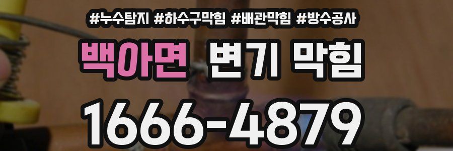 백아면 변기 막힘