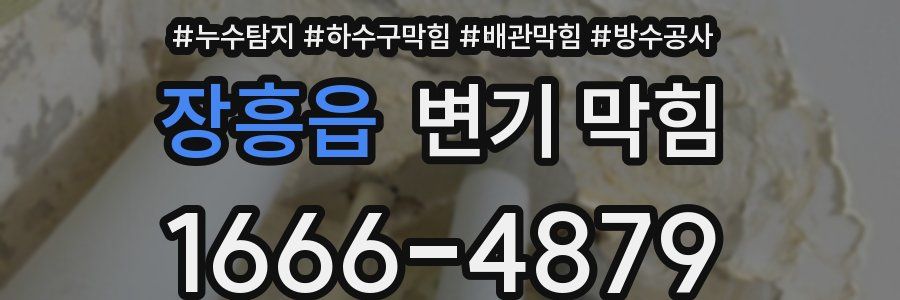장흥읍 변기 막힘