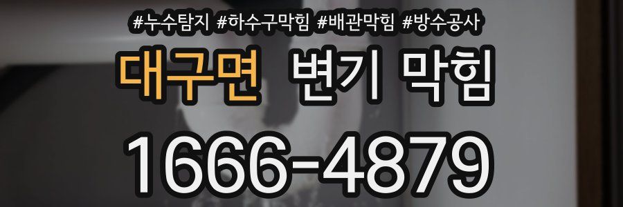 대구면 변기 막힘