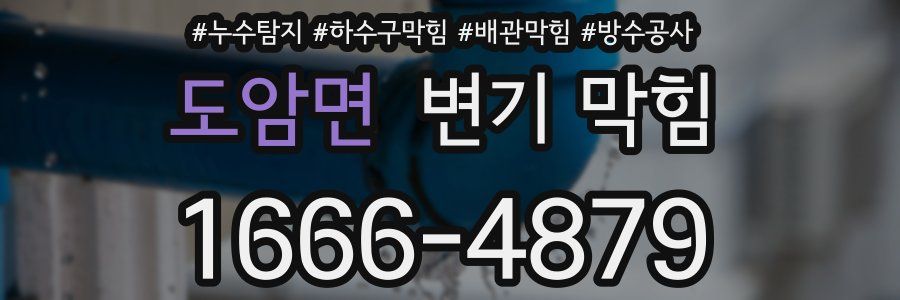 도암면 변기 막힘