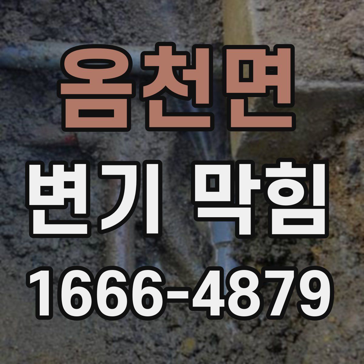 옴천면 변기 막힘