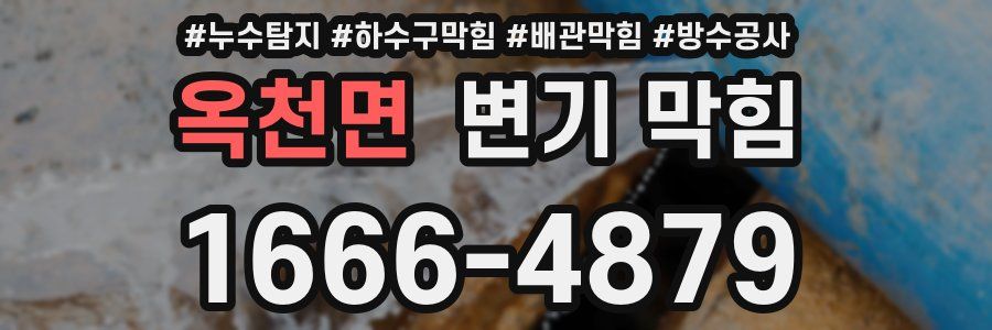 옥천면 변기 막힘