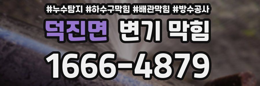 덕진면 변기 막힘