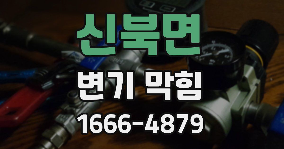 신북면 변기 막힘