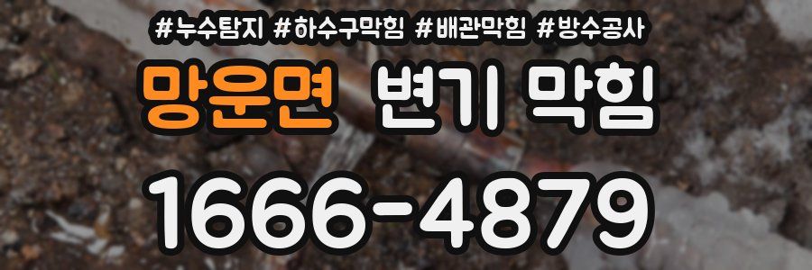 망운면 변기 막힘