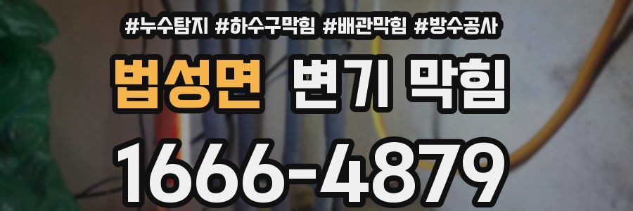 법성면 변기 막힘