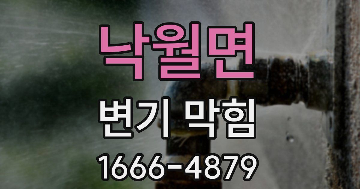 낙월면 변기 막힘