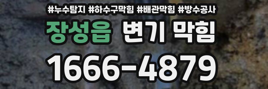 장성읍 변기 막힘