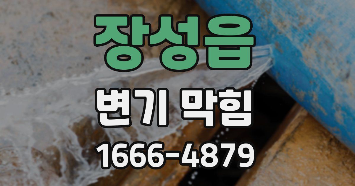 장성읍 변기 막힘