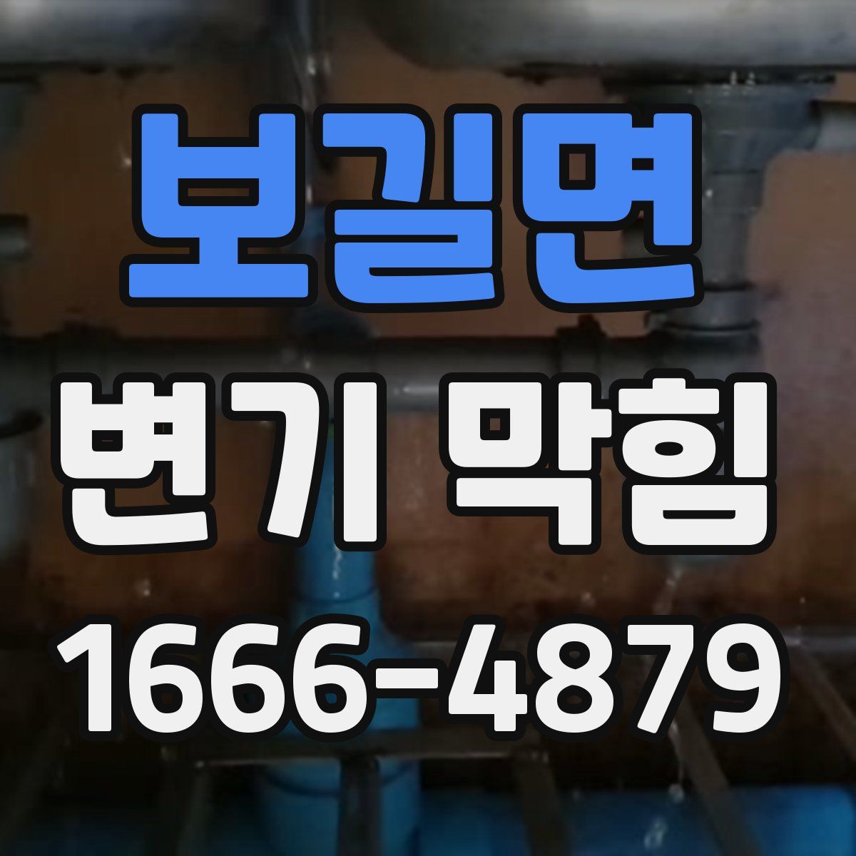 보길면 변기 막힘