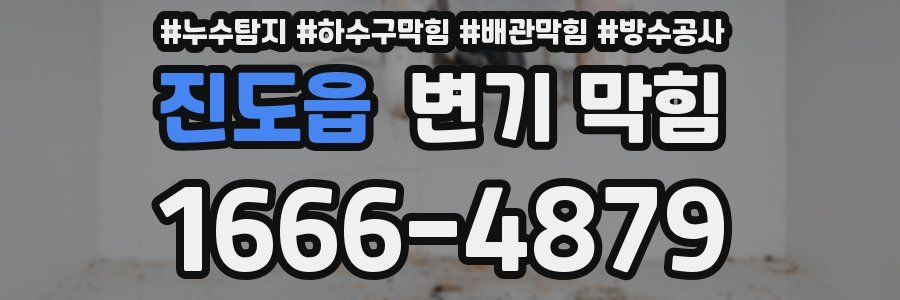 진도읍 변기 막힘