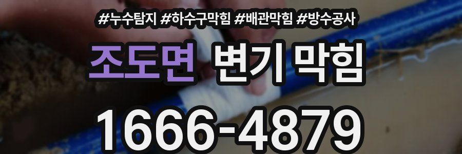 조도면 변기 막힘