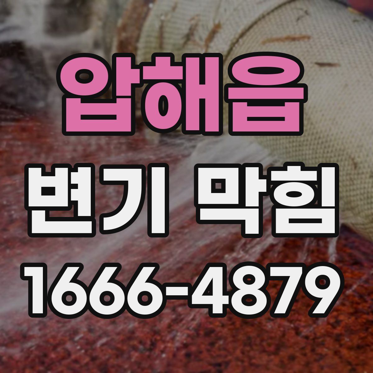 압해읍 변기 막힘
