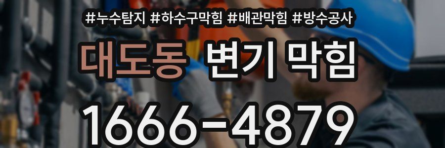 대도동 변기 막힘