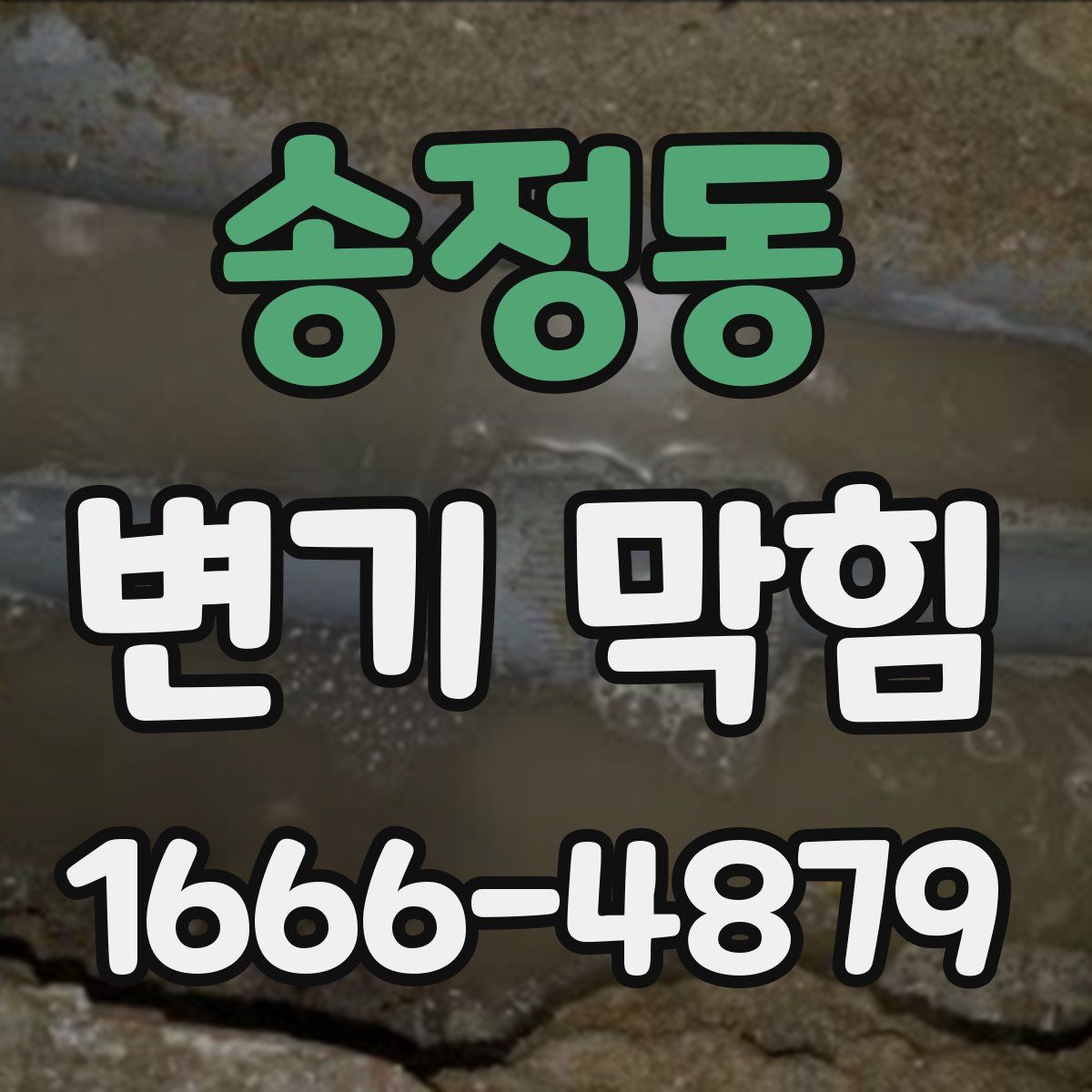 송정동 변기 막힘