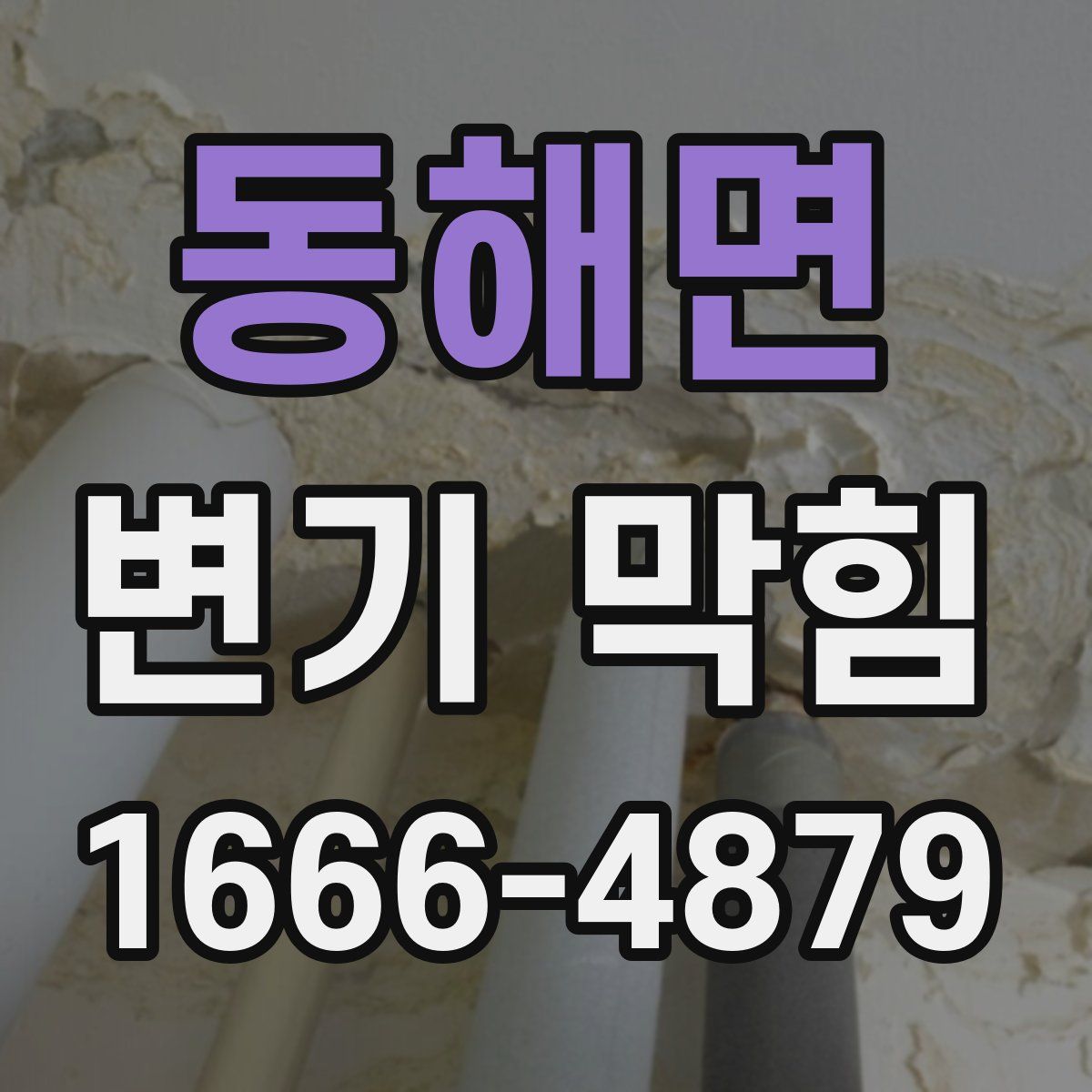 동해면 변기 막힘
