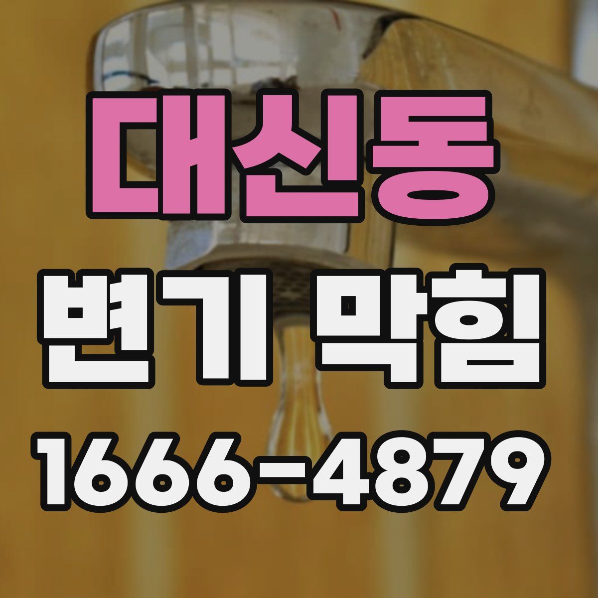 대신동 변기 막힘